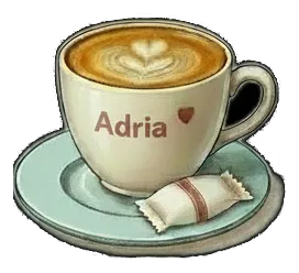 Cappuccino s latte art v šálku Adria